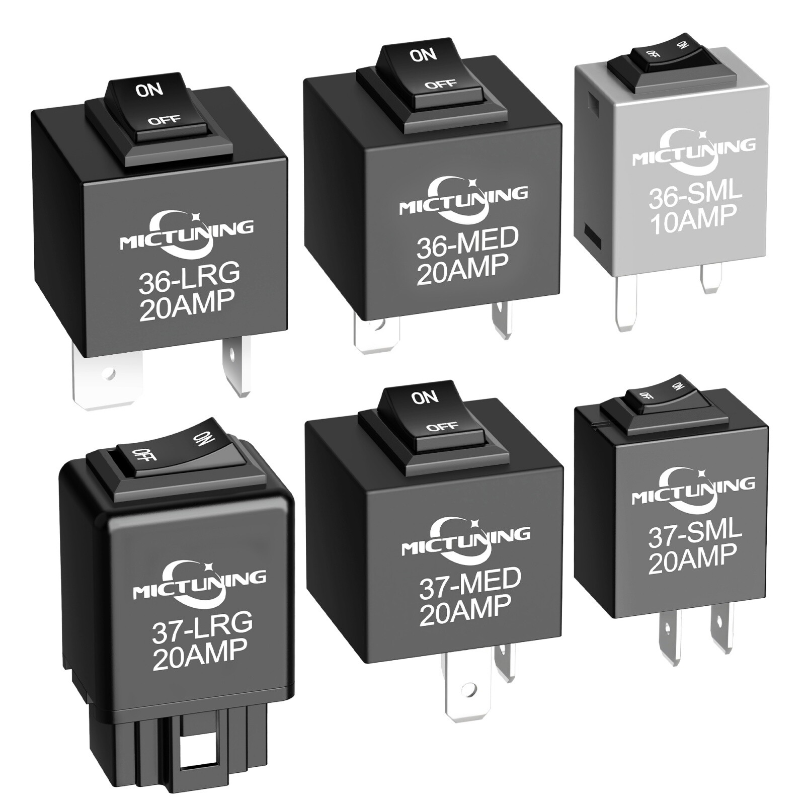 6-Pack 9038 Relay Bypass Switch Kit – Diagnostic Scanner & Test Tool 12V System