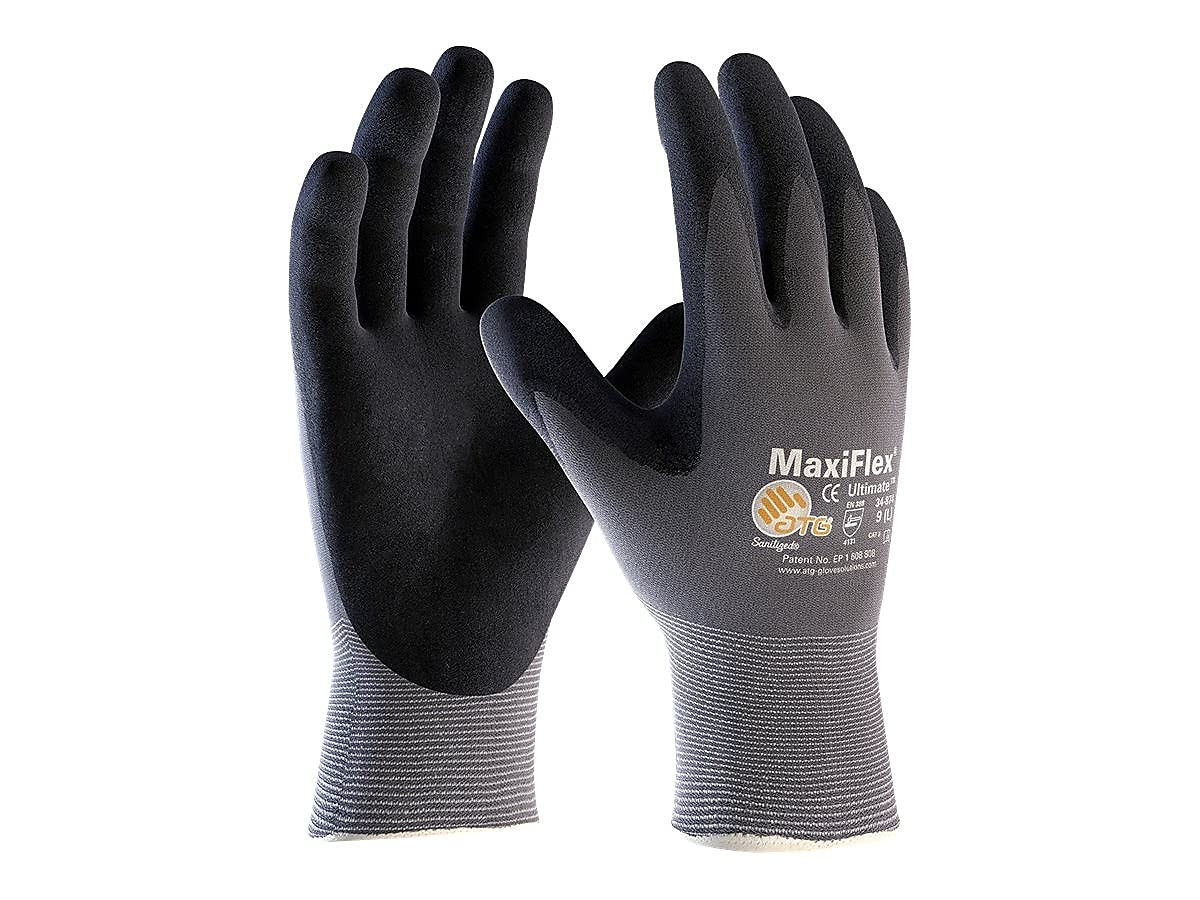34-844/XL Maxiflex Endurance Knit Glove, X-Large, Gray (Pack of 12)