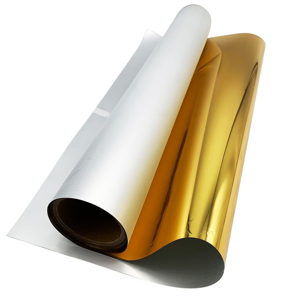 24in x 65.6ft DTF Transfer Film Roll Cold Peel DTF Metallic Film 20m Silver