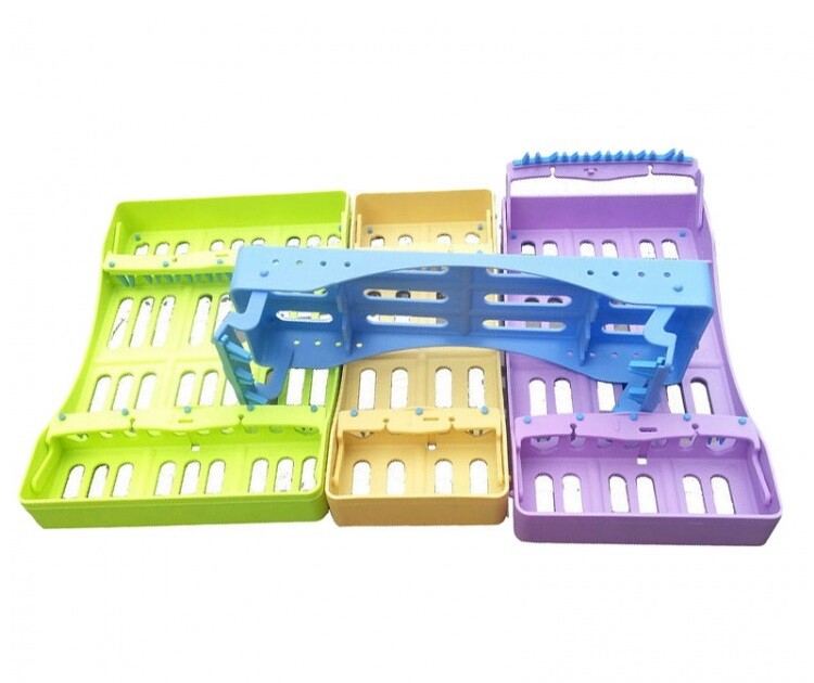 Dental Plastic 135°C Sterilization Box Holders Cages Autoclavable Instrument