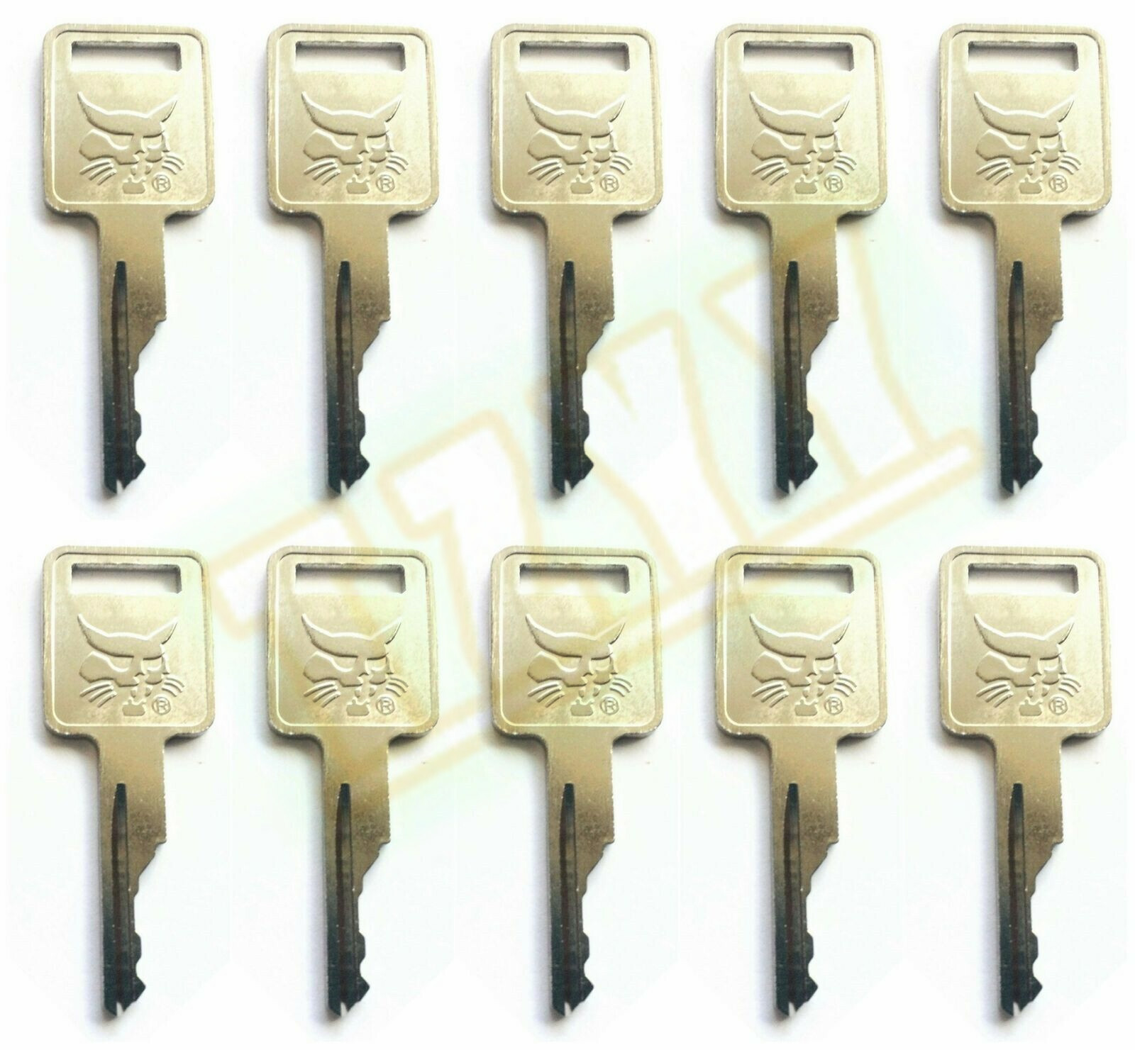 (10) Ignition Key For Bobcat Skid Steer Loaders and Mini Excavators 6693241 D250