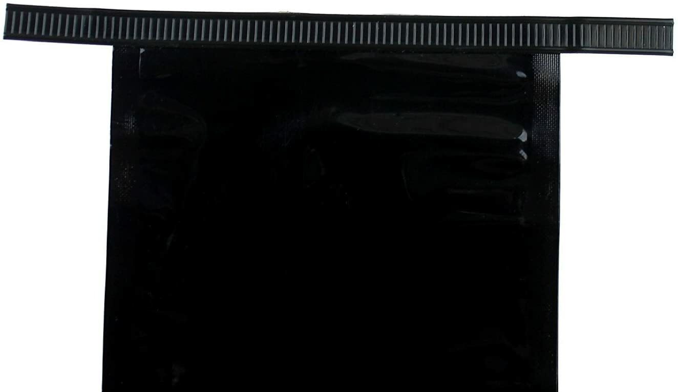 Peel-and-Stick Tin Tie for Coffee bag or Nose Bridge – 100 Pack ,Black, 7 inch,