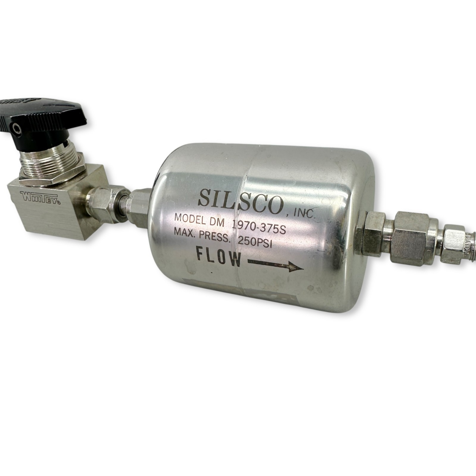 Silsco DM 1970-375S & EDD 1961 Gas Diffusion Modules w/ Whitey Ball Valves Lot