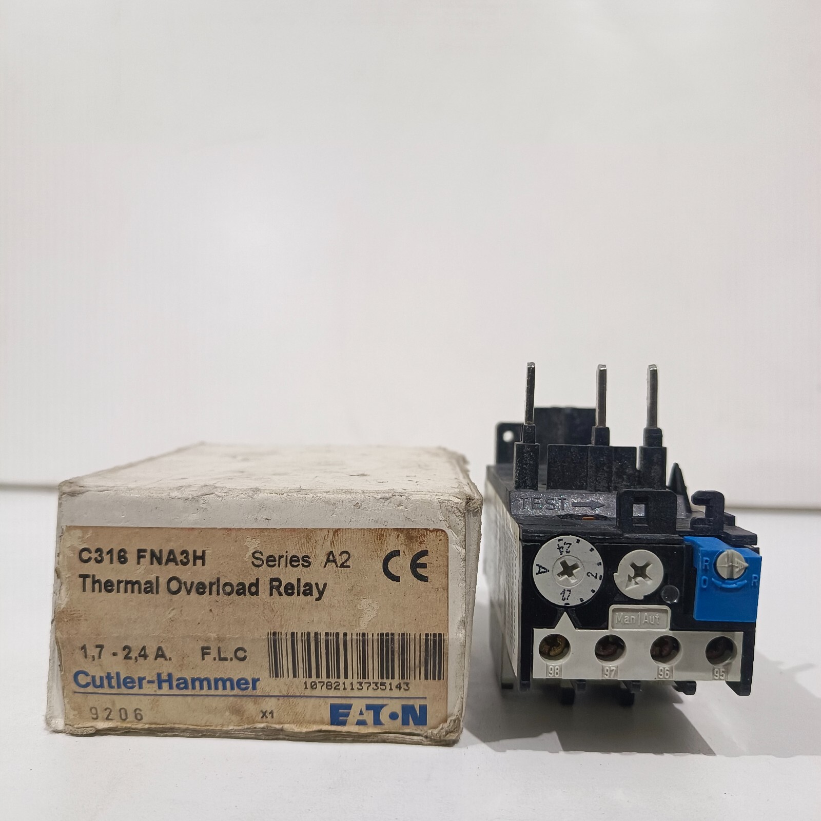 Eaton Cutler-Hammer C316 FNA3H Thermal Overload Relay,1.7-2.4A