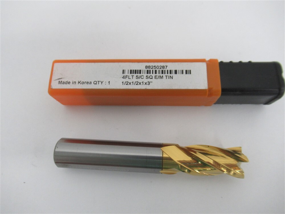 Hertel 88250287 , 1/2″ Solid Carbide Square End Mill
