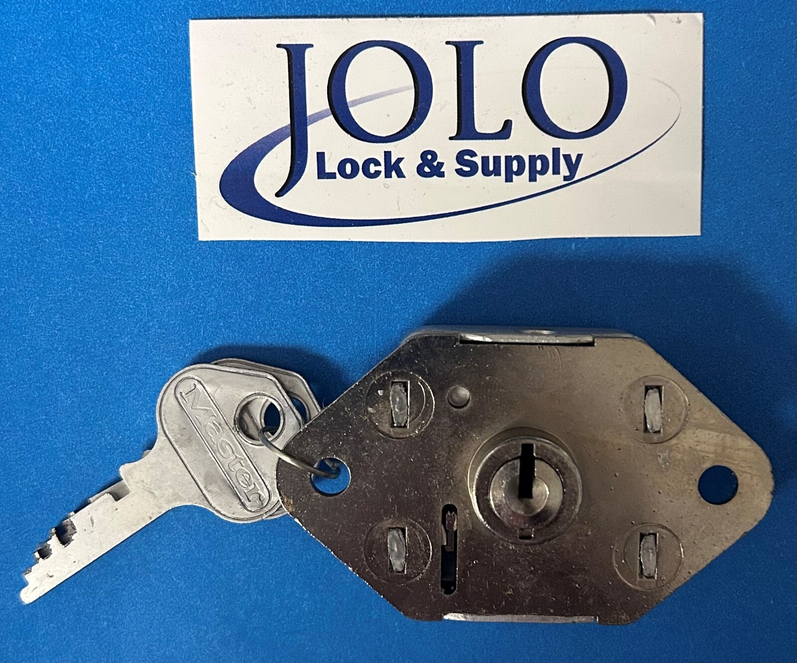Master Lock No. 1714 Spring Latch Built-In Locker Lock Keyed Different w/2 Keys
