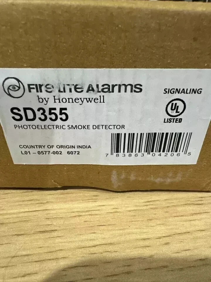 Fire-Lite SD355 Photoelectric Addressable Smoke Detector -Honeywell SD 355