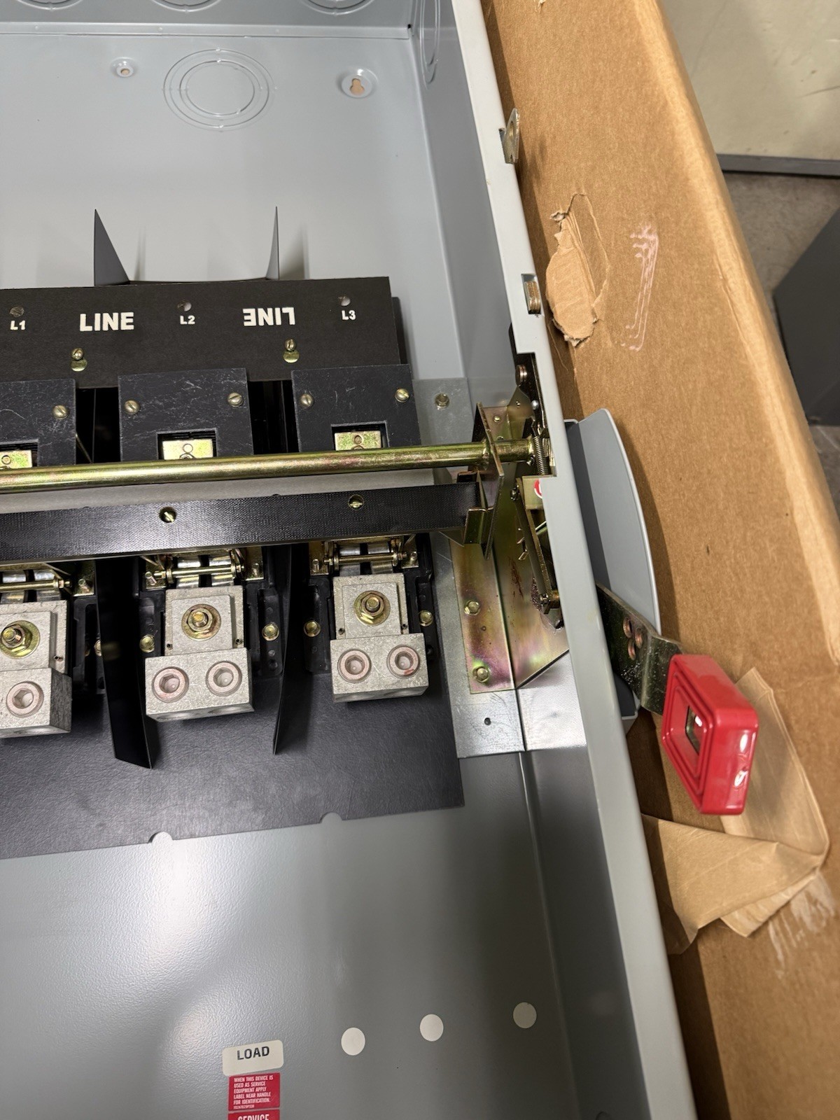 NEW GE THN3366 Non-fusible 600 AMP, Disconnect Safety Switch 3P, 600A, 600V, HD