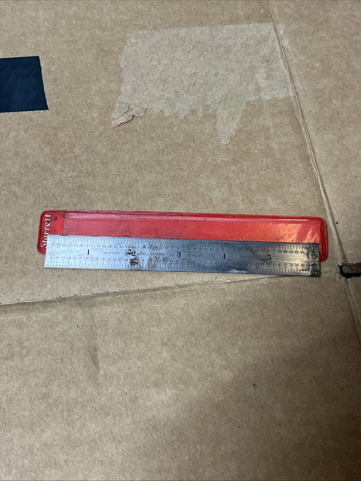 Lot of 4 Starrett 6″ Machinist Rules Steel Rulers Made in USA Precision 4R Grad
