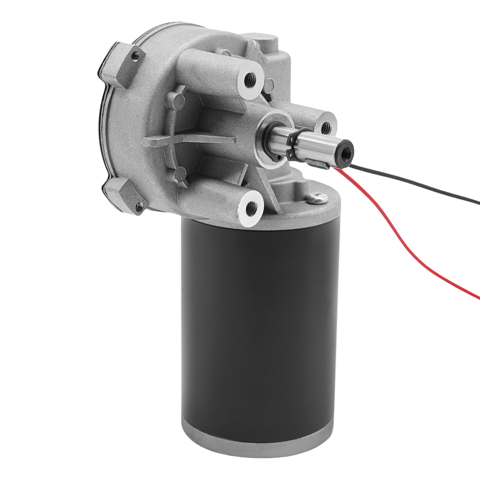 Electric Worm Gear Motor Right Angle Reversible 220 RPM Torque 45W DC 24V New