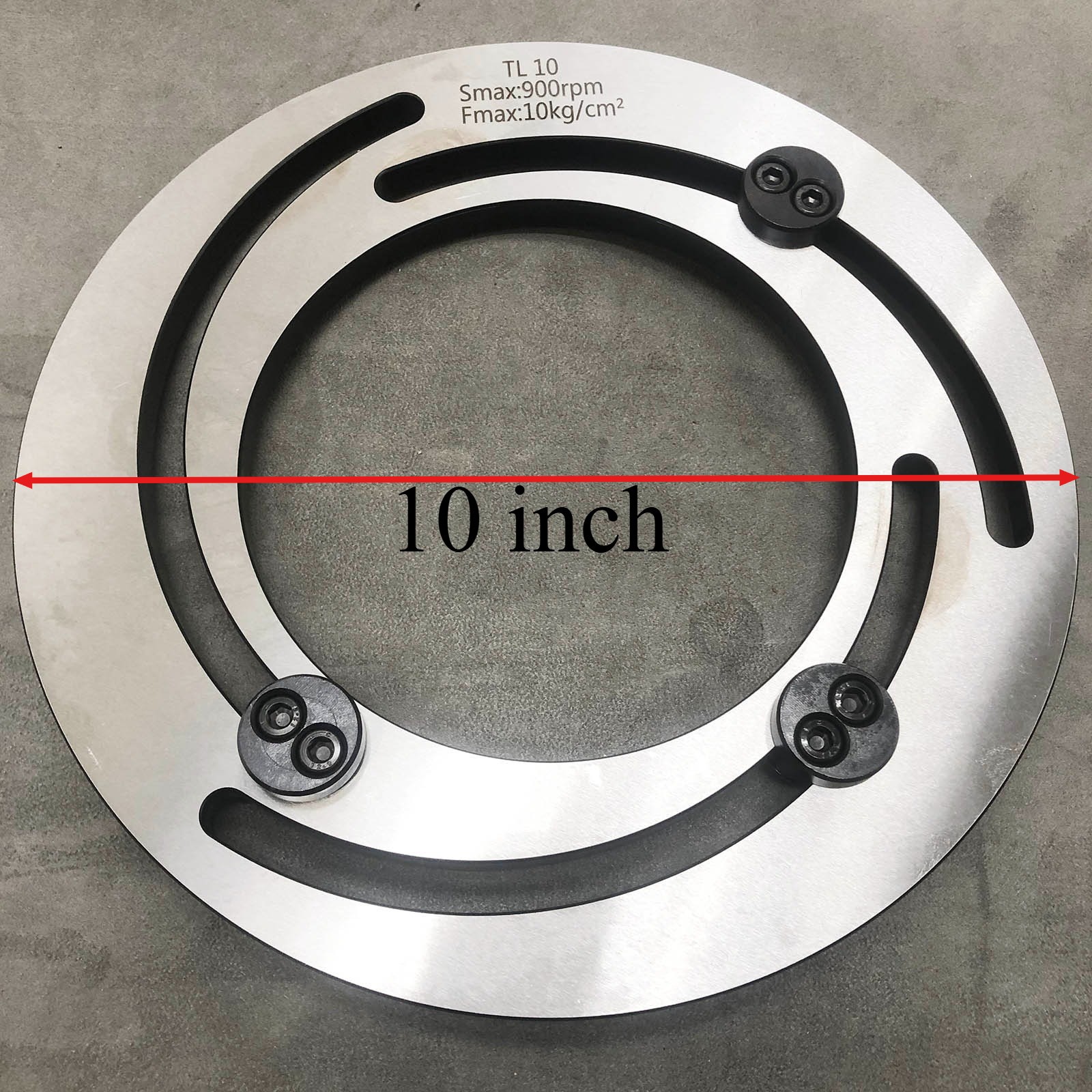 10 inches Lathe Hydraulic Chuck Claw Trimmer Jaw Boring Ring Adjustable Tool New