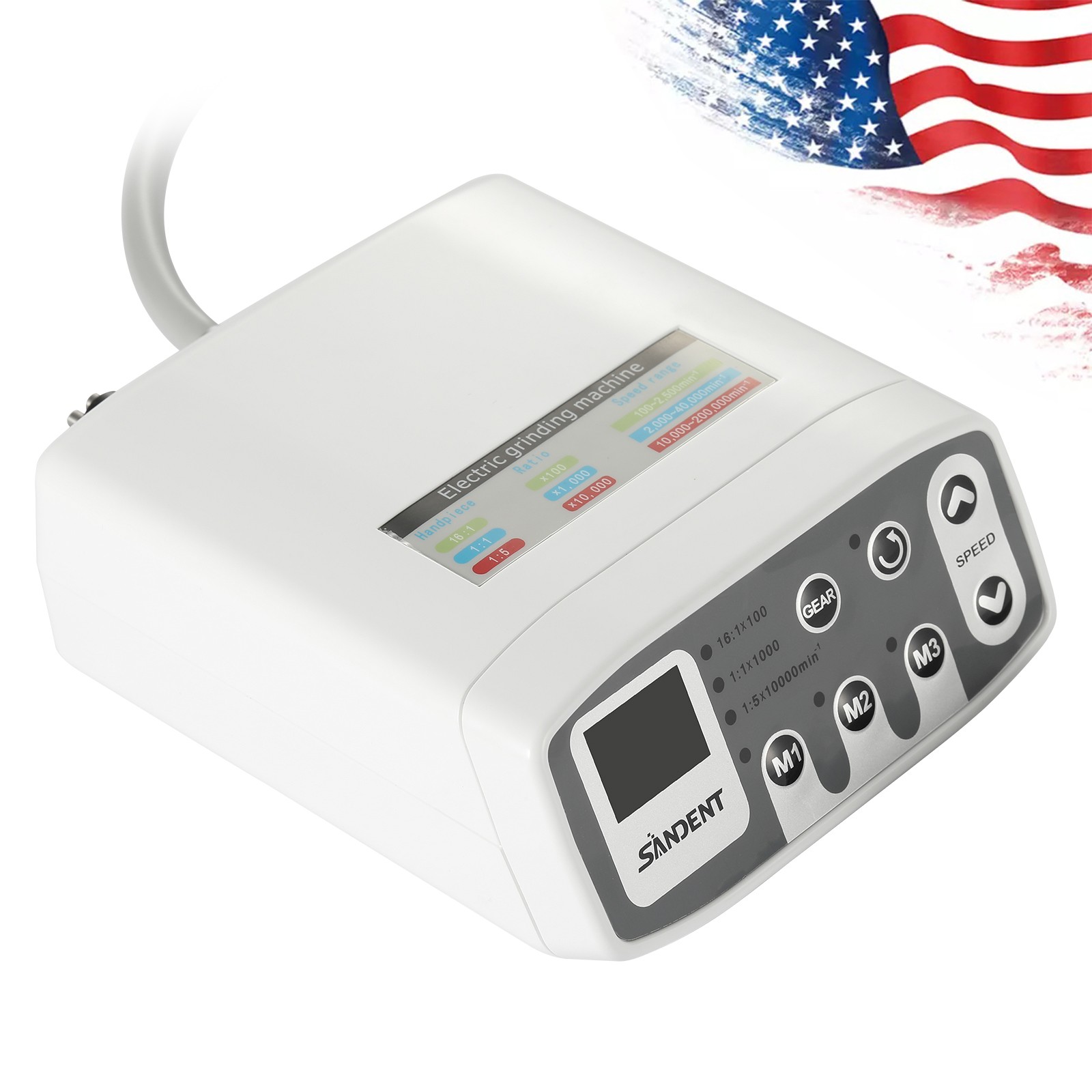 SANDENT Dental Brushless LED Electric Micro Motor 1:5 /1:1 / 1:4.2 LED Handpiece