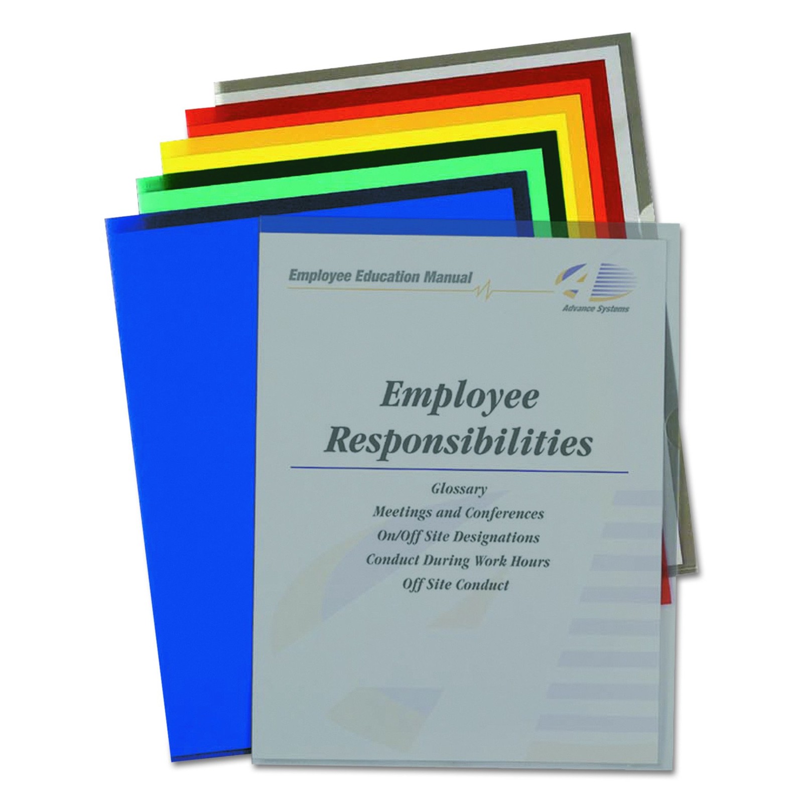C-Line Colored Project Folders, 25 Count (Pack of 1), Assorted Colors