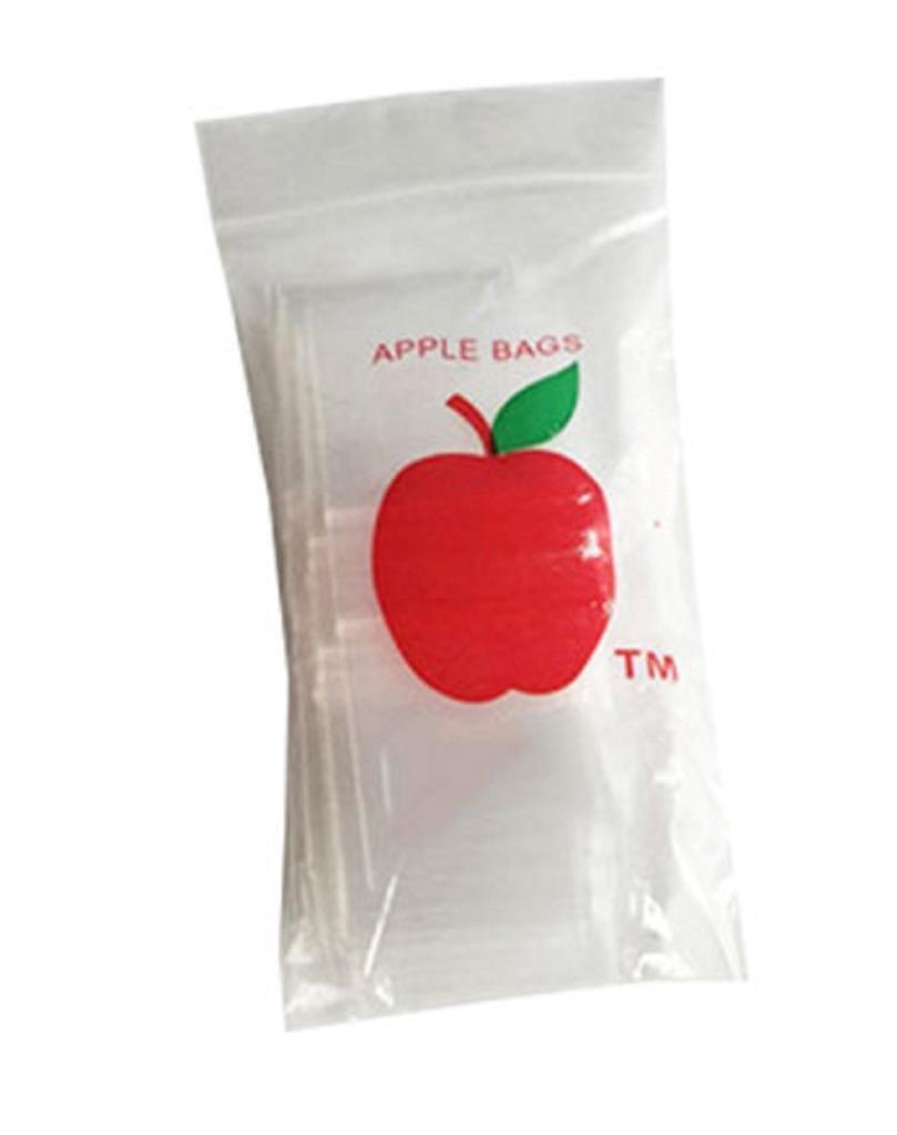 1,000 CLEAR APPLE BRAND BAGGIES 3434-S 2mil ZIPLOCK 1000 plastic 3/4″x3/4″ bags