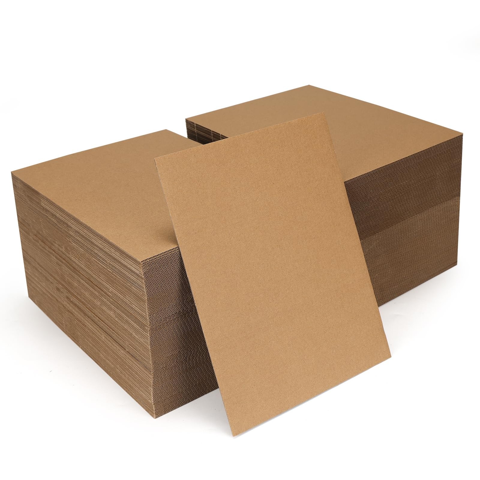 Calenzana 8.5×11 Browm Corrugated Cardboard Sheets, Flat Card Boards Inserts …