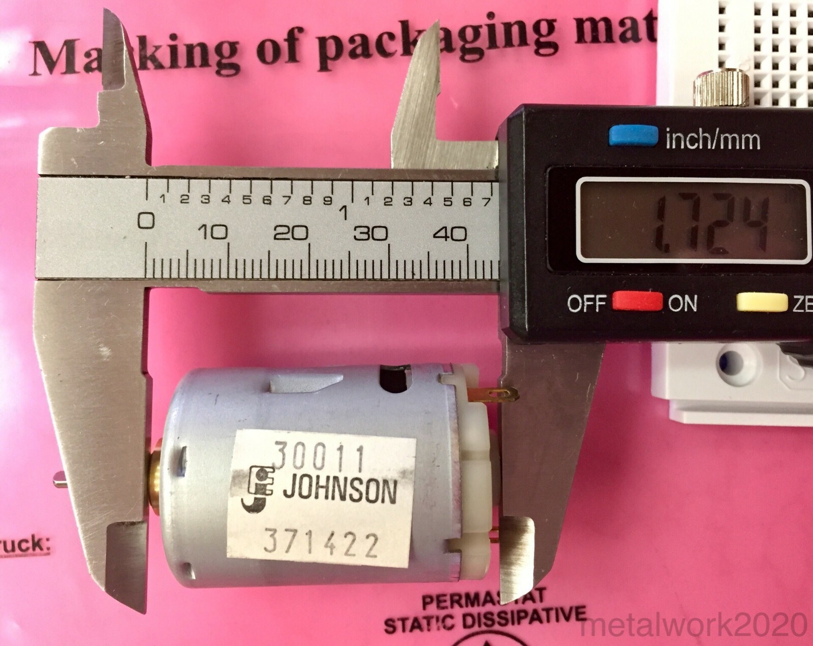 Johnson Electric DC Motor, 9000rpm, 18000rpm, 6-24VDC, 6V, 9V, 12V, 24V