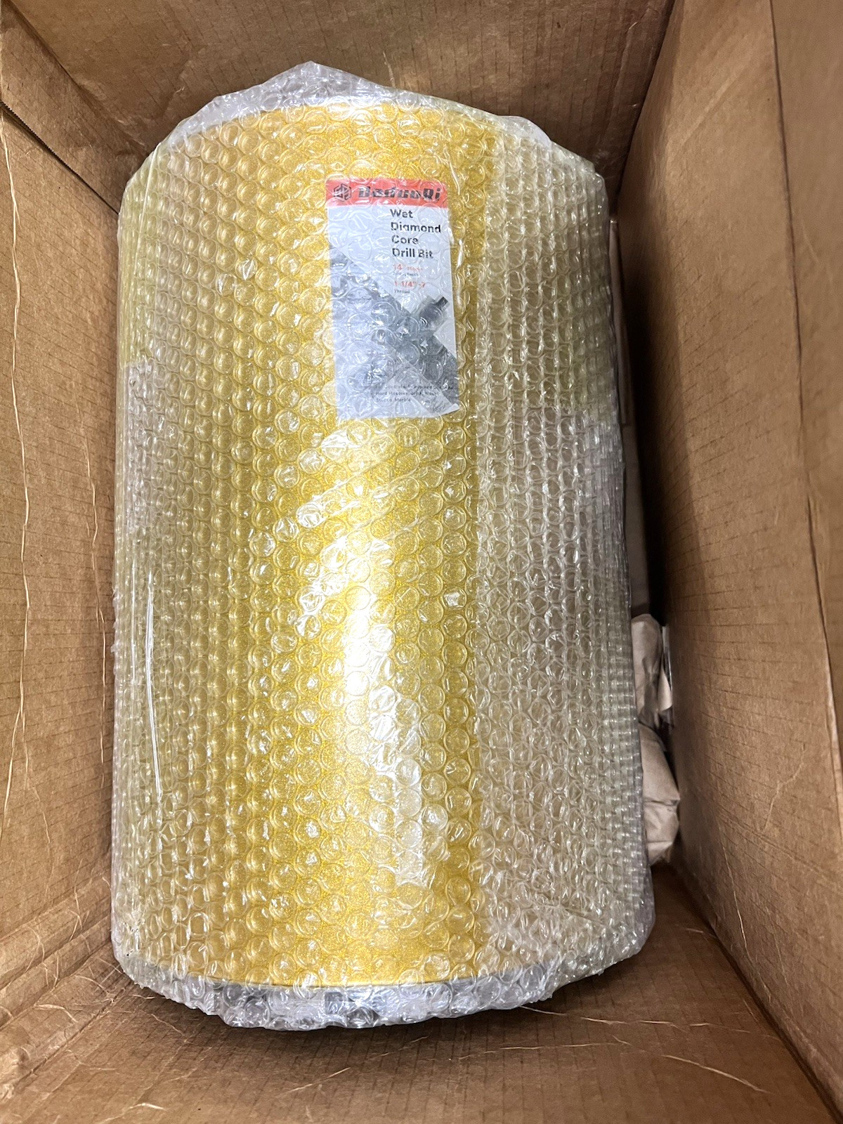 10″ Diamond Core Drill Bit Wet Coring 1-1/4-7 Thread 14″ Depth Concrete New