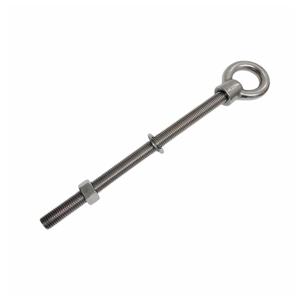 Marine T316 Stainless Steel 3/4″ x 12″ Shoulder Eye Bolt 4,700 Lbs WLL
