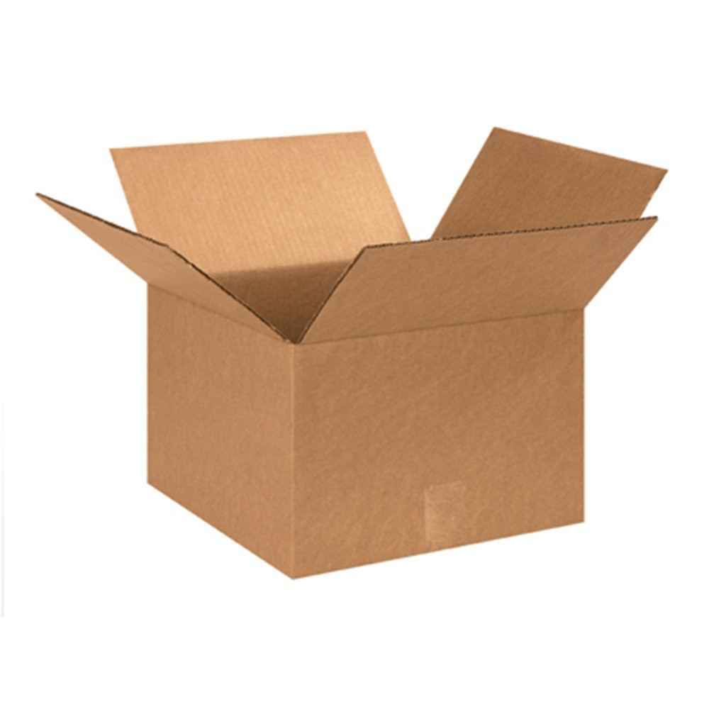 Shipping Boxes Medium 13″L X 13″W X 9″H 25-Pack – Corrugated Cardboard Box for M