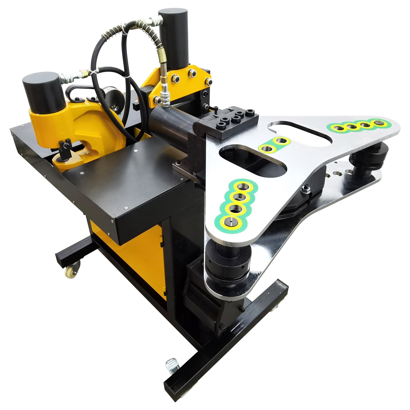 5in1 Multifunctional Busbar Processor 110V 750W Bus Processing Machine 55ton Knu