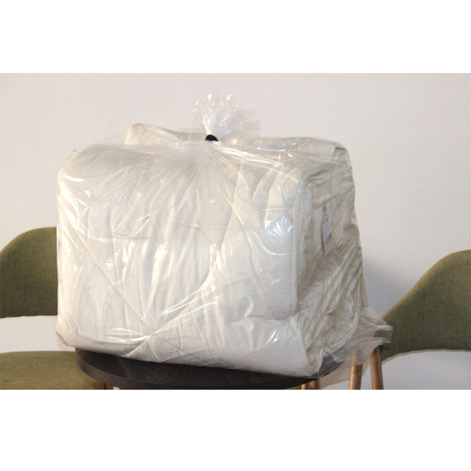 Belinlen 20 Pack 30 x 40 inch 1.4 Mil Clear Plastic Flat Poly Bags Clothing M…