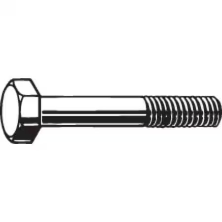 Grade A325, 7/8″-9 Structural Bolt, Hot Dipped Galvanized Steel, 6 1/2 In L, 5
